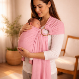 Bandolera de anillas Rosa Amor